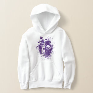 LYFL 05   Kids Lila Grunge Lassen-Logo Hoodie