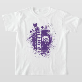 LYFL 05 | Kids Lila Grunge Lassen-Logo T-Shirt
