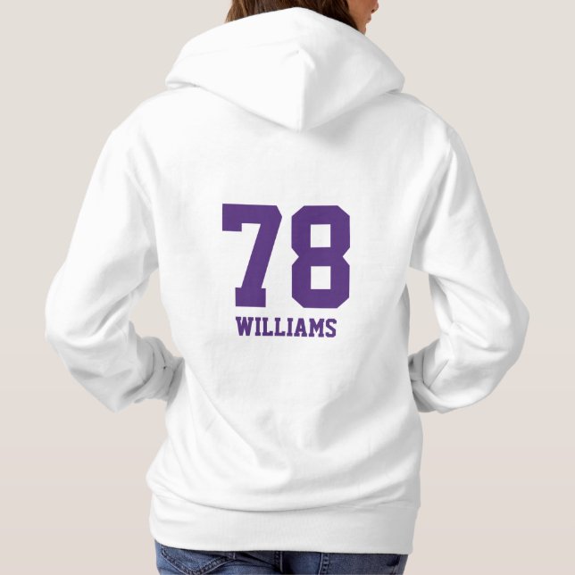LYFL 06 | Women's Custom Lila Lassen Logo Hoodie (Rückseite)