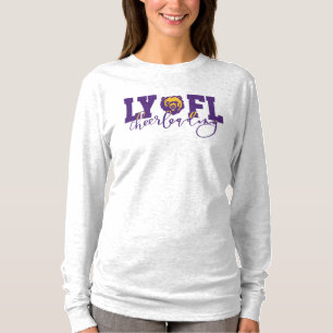 LYFL 10   Logo für Lila Drehbuch für Frauen in LYF T-Shirt