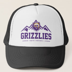 LYFL 14   Lila Grizzles Pro Logo Trucker Hat Truckerkappe