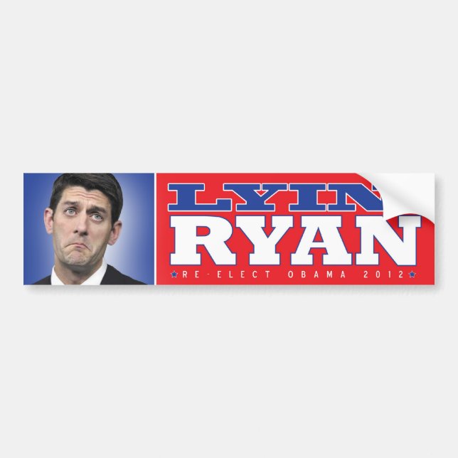 Lyin Paul Ryan Autoaufkleber (Vorne)