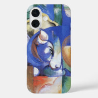 Lying Bull von Franz Marc, Vintage kubistische Kun