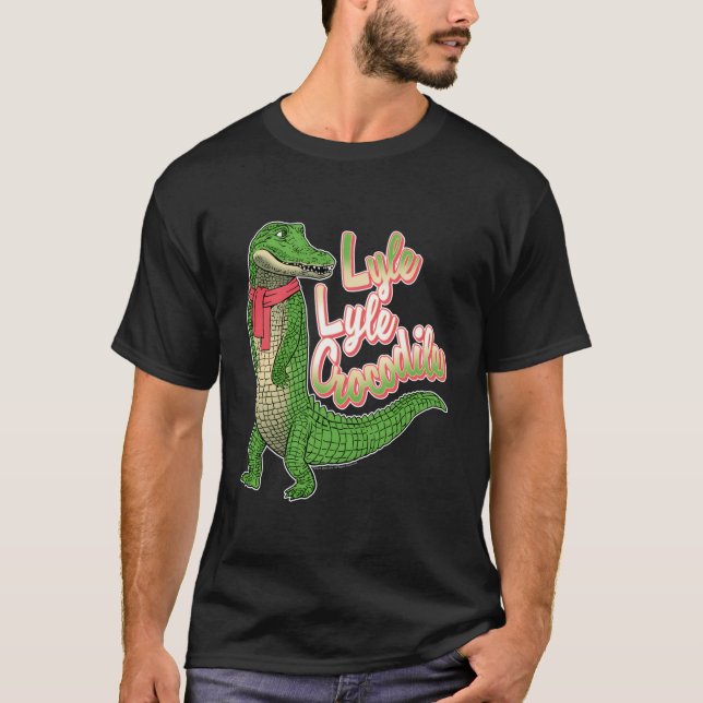 Lyle Lyle Crocodile Lyle Walking mit T-Shirt (Vorderseite)