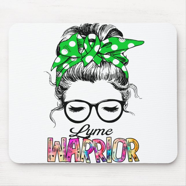 Lyme Awareness Month Ribbon Geschenke Mousepad (Vorne)