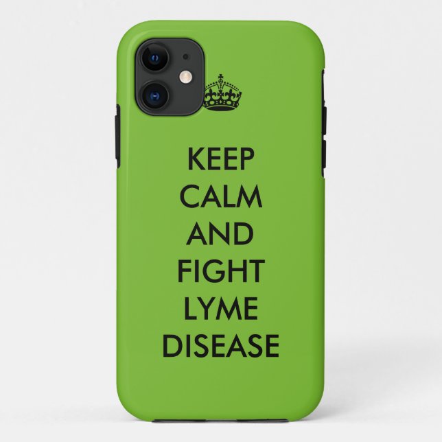 Lyme behalten ruhigen Telefon-Kasten Case-Mate iPhone Hülle (Rückseite)