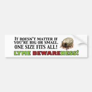 Lyme Bewareness! Autoaufkleber