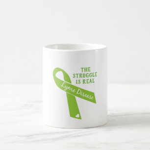 Lyme-Borreliose-Bewusstsein - der Kampf ist Kaffeetasse