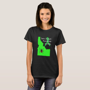 Lyme-Borreliose-Bewusstsein in Idaho Zecken-Shirt T-Shirt