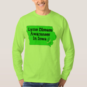 Lyme-Borreliose-Bewusstsein in Iowa-Shirt T-Shirt