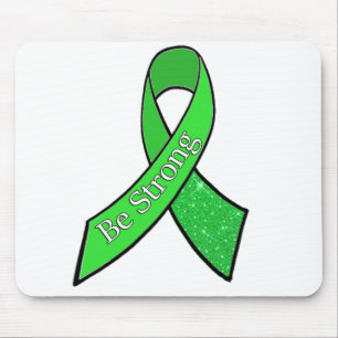 Lyme-Borreliose-Bewusstsein-Sei-Stark-Band-Mauspad Mousepad