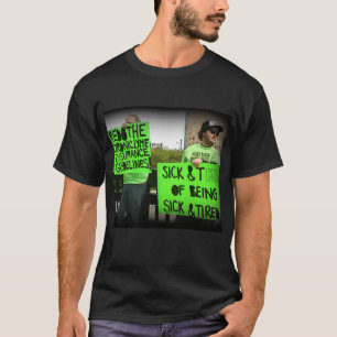 Lyme-Borreliose-Bewusstseins-Protestierer-Shirt T-Shirt