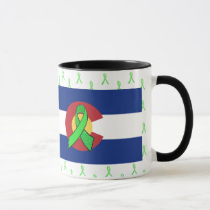 Lyme-Borreliose-Bewusstseins-Schleifen in Colorado Tasse