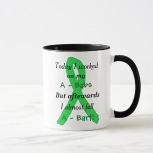 Lyme-Borreliose-Bewusstseins-Schleifen Lustiger Be Tasse