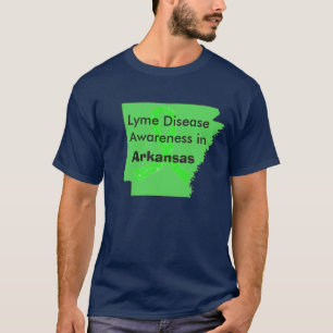 Lyme-Borreliose-Bewusstseinsshirt in Arkansas T-Shirt