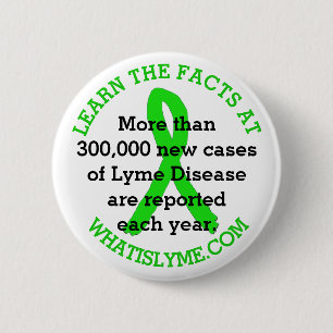 Lyme-Borreliose Fakten Schaltfläche Button