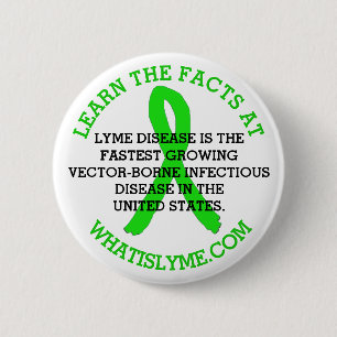 Lyme-Borreliose Fakten Schaltfläche Button