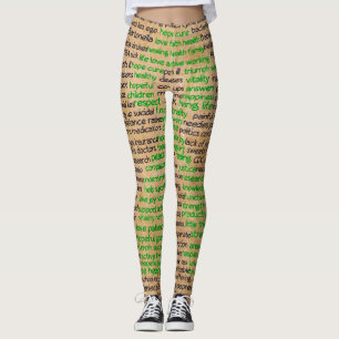 Lyme-Borreliose-Gefühle Poster, Verleugnet, Ignori Leggings