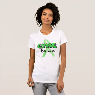 Lyme Brave Lyme-Krankheit-Bewusstseinsshirt T-Shirt