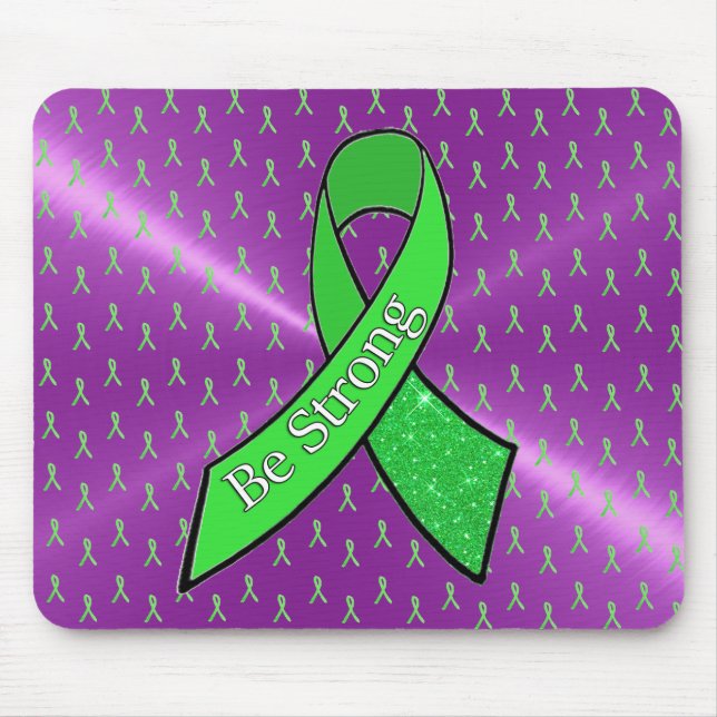 Lyme Disease Awareness Ribbon Maus Pad Mousepad (Vorne)