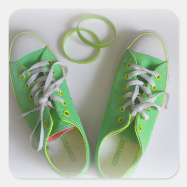 Lyme Disease Awareness Shoes and Bracelet Sticker (Vorderseite)
