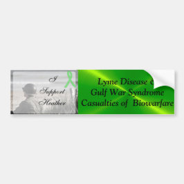 Lyme Disease Golfkrieg Syndrome, Biowarfare Bumper Autoaufkleber