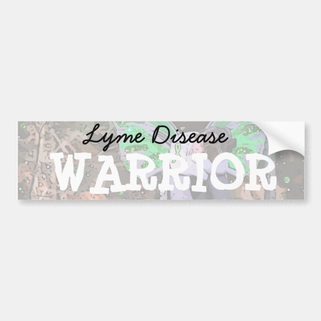 Lyme Disease Warrior Autoaufkleber (Vorne)