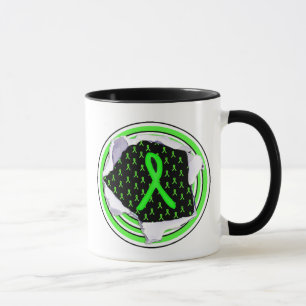 Lyme Disease Warrior Awareness Ribbons Coffee Tass Tasse