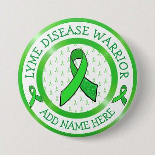 Lyme Disease Warrior Band Unterstützer Button