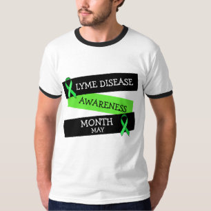 Lyme-Erkrankung Aufklärung Monat Ribbon-Shirt T-Shirt