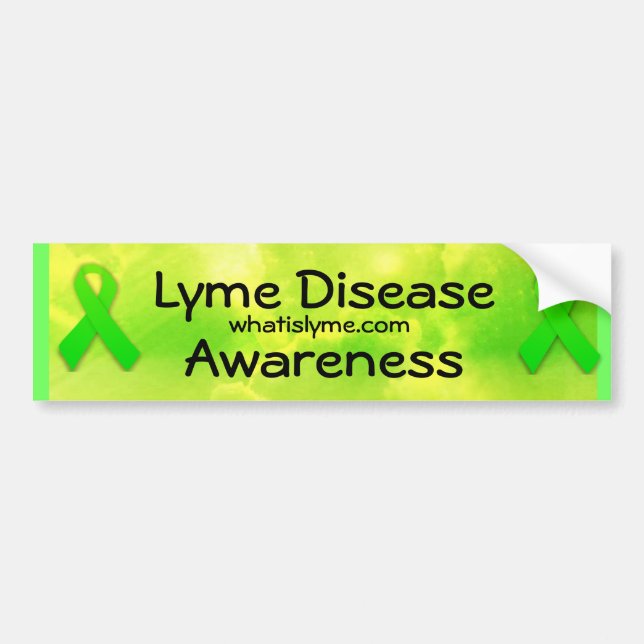 Lyme-Erkrankung Bewusstsein Autoaufkleber (Vorne)