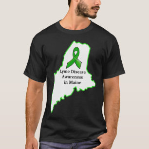 Lyme-Erkrankung Bewusstsein im Maine-Men-Shirt T-Shirt