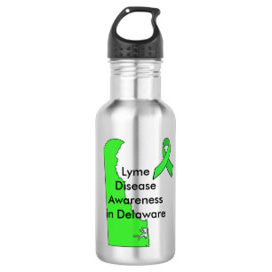 Lyme-Erkrankung Bewusstsein in Delaware Wasserflas Trinkflasche