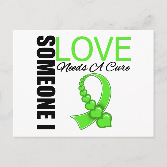 Lyme-Erkrankung Jemand in der Liebe braucht eine H Postkarte (Vorderseite)