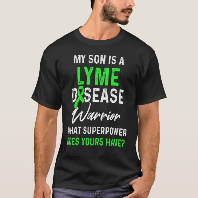 Lyme-Erkrankung Survivor Krieger-Bewusstsein 18 T-Shirt (Vorderseite)
