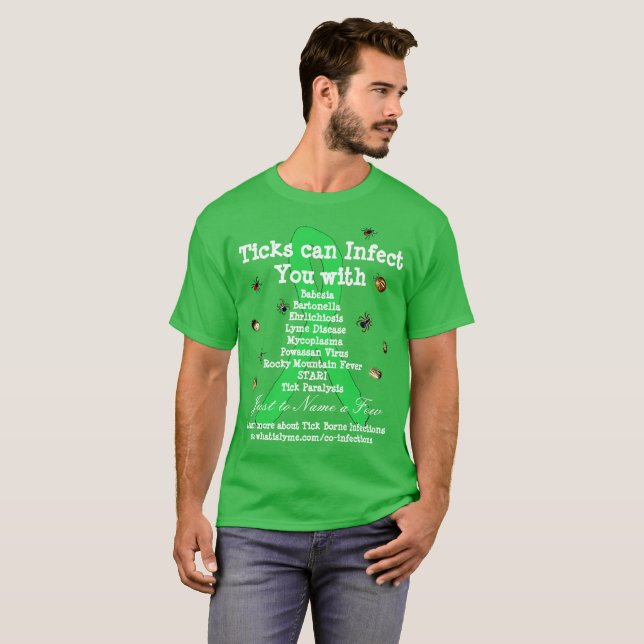 Lyme-Erkrankungen & Co Infektionen Shirt (Vorne ganz)