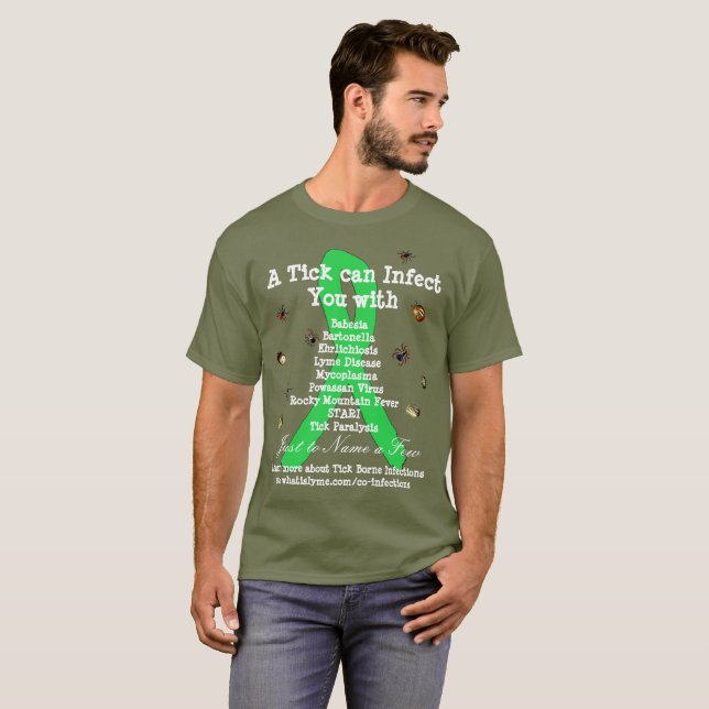 Lyme-Erkrankungen & Co Infektionen Shirt (Vorne ganz)