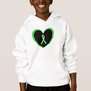Lyme-Erkrankungsstreifen für Kinder im Herzen Hoodie