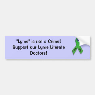 "Lyme" ist nicht ein Verbrechen Autoaufkleber