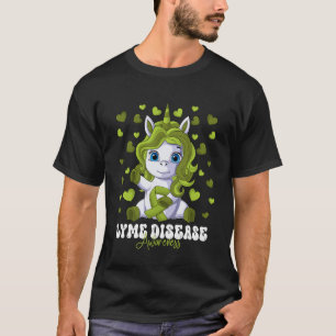 Lyme-Krankheit Aufklärung Monat Limette grüne Band T-Shirt