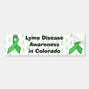 Lyme-Krankheit Bewusstsein im Colorado-Autoaufkleb Autoaufkleber