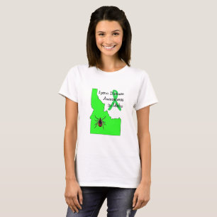 Lyme-Krankheit Bewusstsein in Idaho Tick-Shirt T-Shirt