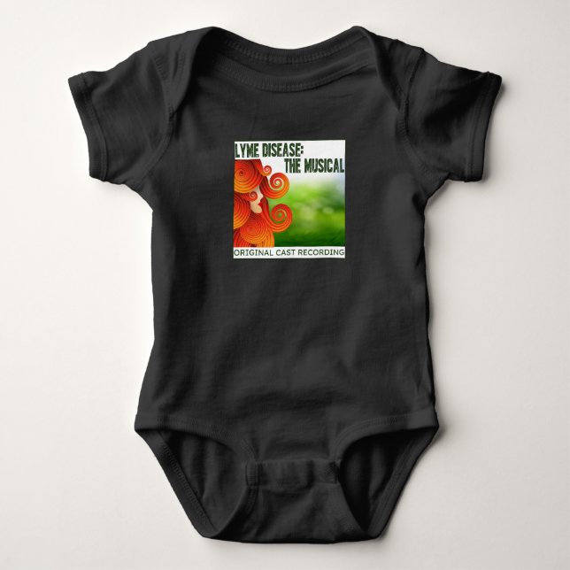 Lyme-Krankheit: Der Musical Album Baby Snapsuit Strampler (Vorderseite)