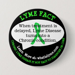 Lyme-Krankheit Fakten Schaltflächen für Sensibilis Button