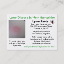 Lyme-Krankheit in neuen Hampshire-Informationskart