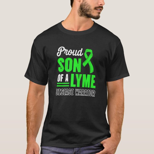 Lyme-Krankheit Survivor Krieger-Bewusstsein 21 T-Shirt (Vorderseite)