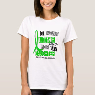 Lyme Krankheit trage ich Limones Grün für meine T-Shirt