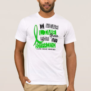 Lyme Krankheit trage ich Limones Grün für meinen T-Shirt