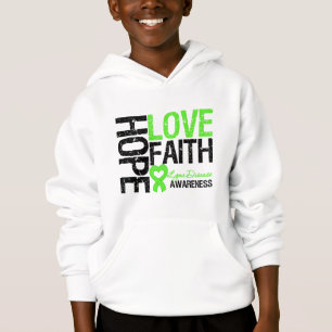 Lyme Krankheits-Hoffnungs-Liebe-Glaube Hoodie
