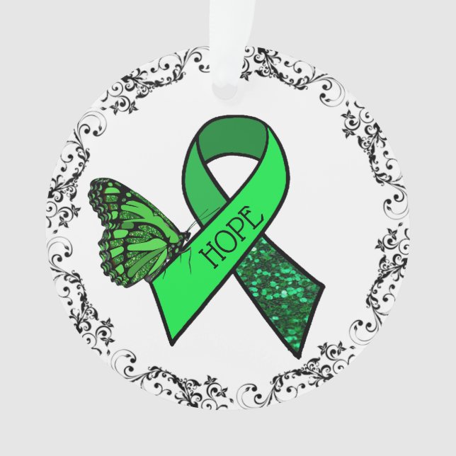 Lyme Maladie Ruban et Papillon Noël (devant)
